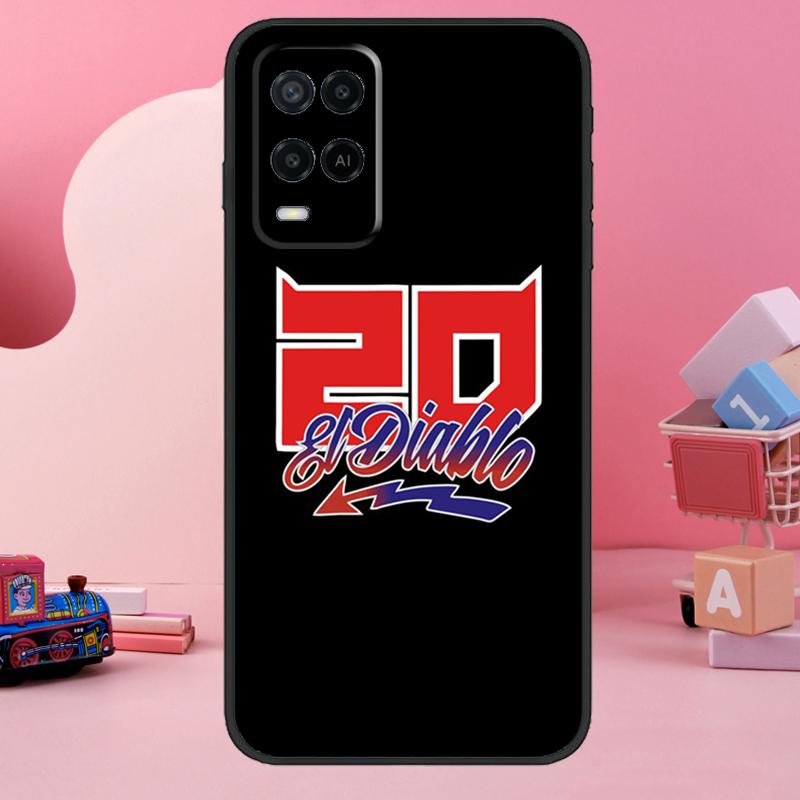 Moto Fabio Quartararo Case For Oppo A18 A38 A58 A78 A98 A74 A54 A94 A80 A60 A40 A96 A76 A16 A15 A17 A57 A77 A5 Pro