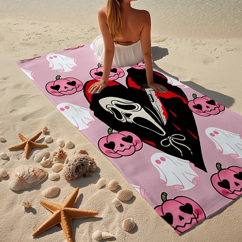 Horror Movie Characters Beach Towel, Super Soft Microfiber, Gift for Her/Him, Birthday, for Pool, Beach, Travel, Home Decor Fan gifts