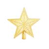 Plastic Pentagram Christmas Tree Topper Star Decoration