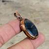 Pietersit Anhänger Elektrogeformter Kupfer Edelsteinanhänger Pietersit Elektrogeformter Schmuck Handgefertigter Boho Anhänger Kupferschmuck Geschenke für Sie