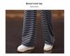 Women's Striped Elastic Waist Wide-Leg Knitted Pants, Slim-Fit Casual, Spring/Autumn 2025.