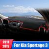 Car Dashboard Cover For Kia Sportage 3 R 2011 2012 2013 2014 2015 Trument Desk Sun Shade Mat Dash Non-slip Pad Accessories