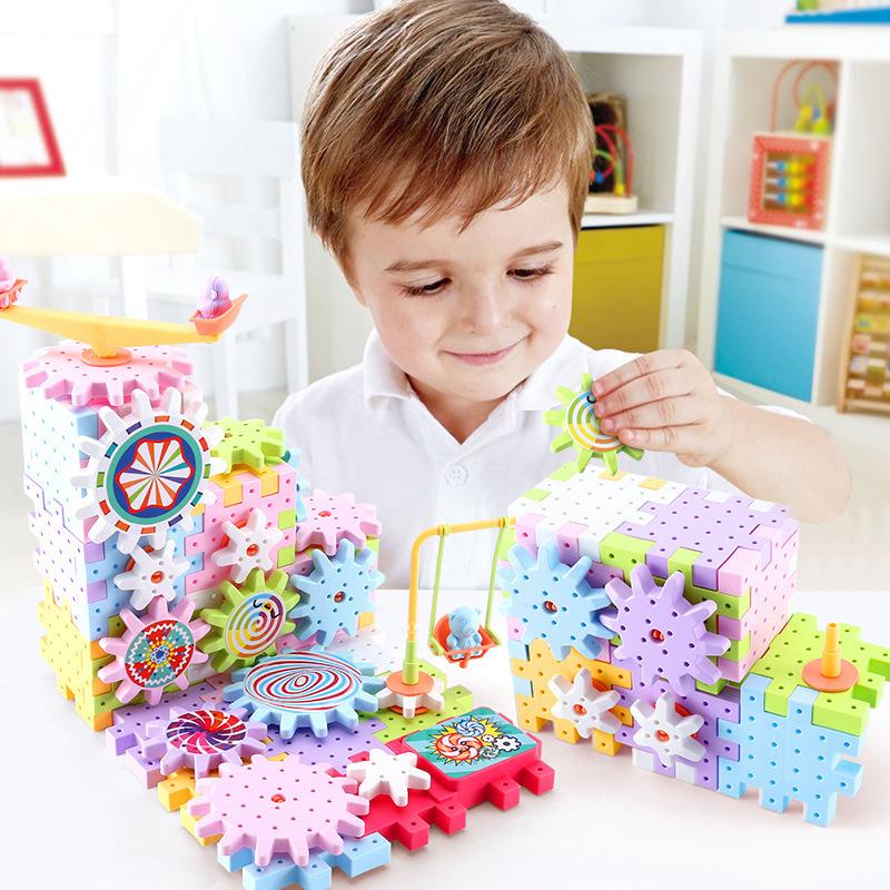 83-263 BUC Echipamente Electrice Puzzle 3D Model Kituri de Construcție Blocuri de Cărămidă din Plastic Jucării Educative Pentru Copii Cadouri de Crăciun
