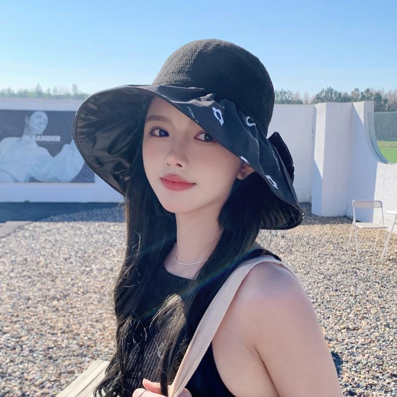 

Летняя новая шляпа женская маленькая свежая цветочная цветная клеевая защита от солнца солнцезащитная шляпа для путешествий и отпуска Average size