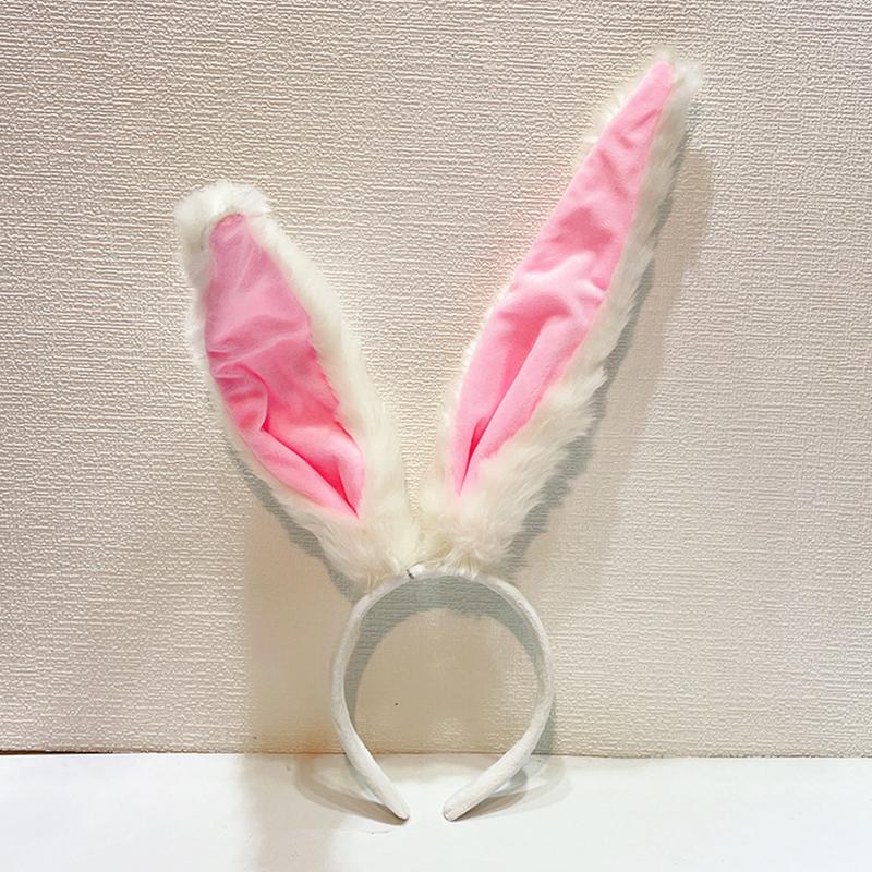 Christmas Rabbit Long Ear Headband For Women Cosplay Bunny Girl Cute And Funny Headband Accessory