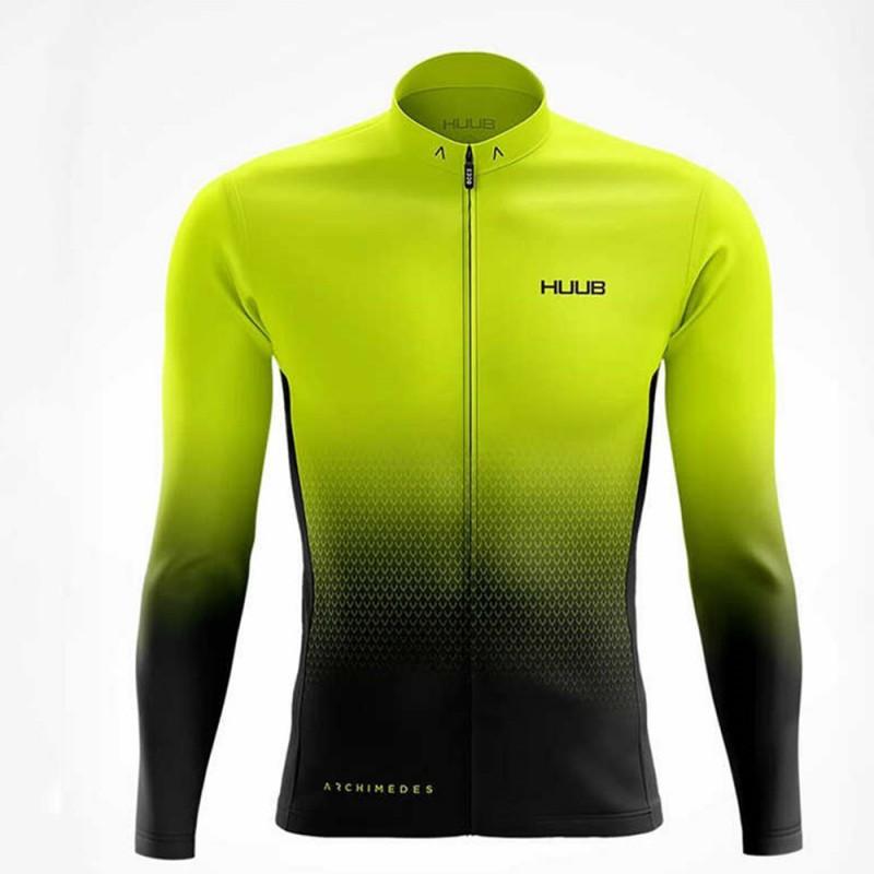 Thin Long-sleeved Top Quick-drying Breathable Riding Clothing Mountain Bike Bicycle Outdoor Road Team S зелёный