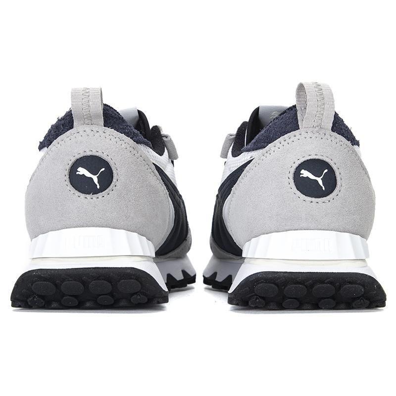 PUMA Rider FV Retro Rewind Unisex Low-top Comfort Casual Shoes Grey White Black 390168-02