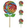 4Pcs Lollipop Prop Giant Fake Lollipop Large Simulation Candy Felt Plastic Party Favor Photo Props Decorative Ornament Kids Toys