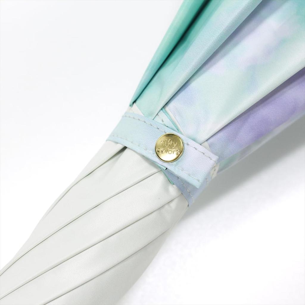 Nifty Colors Long Umbrella, Light-Shielding Soda 55, 2423OF
