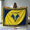 Hellas Verona Print Flannel Blanket High Quality Warm Comfortable Cover for All Seasons Perfect for Gifts Home Decor