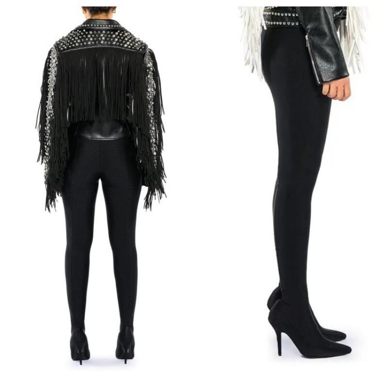 Fashion New Elastic Cloth Jumpsuit Pants Boots Women's Racing Party Trendy Sexy Steel Pipe Dance Pants Boots High-heel 10cm Size 34-46