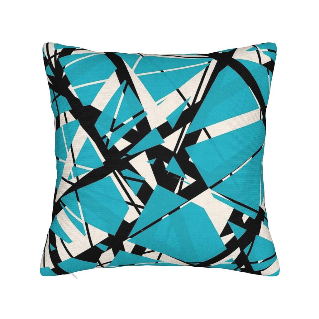 Evh Stripes Van Halen Red Design Pillow Case Soft Pillow Cover Kawaii Pillowcases For Couch Sofa Bedroom