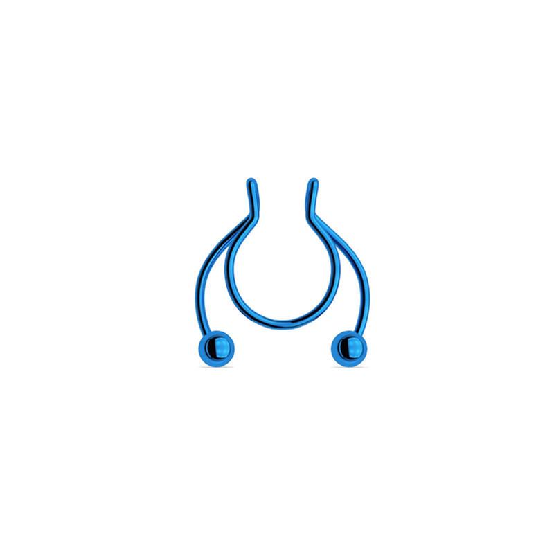Women Fake Piercing Nose Ring Hoop Septum Piercing Nose Clip Rock HipHoop Stainless Steel Magnet Fashion Body Jewelry
