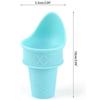 Odorless Silicone Snow Cone Rack Sustainable Freezable Food Cone Holder  Ice Cream Accessories