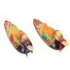 1 Pair Wooden Mandarin Ducks Figurine Colorful Love Birds Duck Statue Handmade Decorative Sculpture