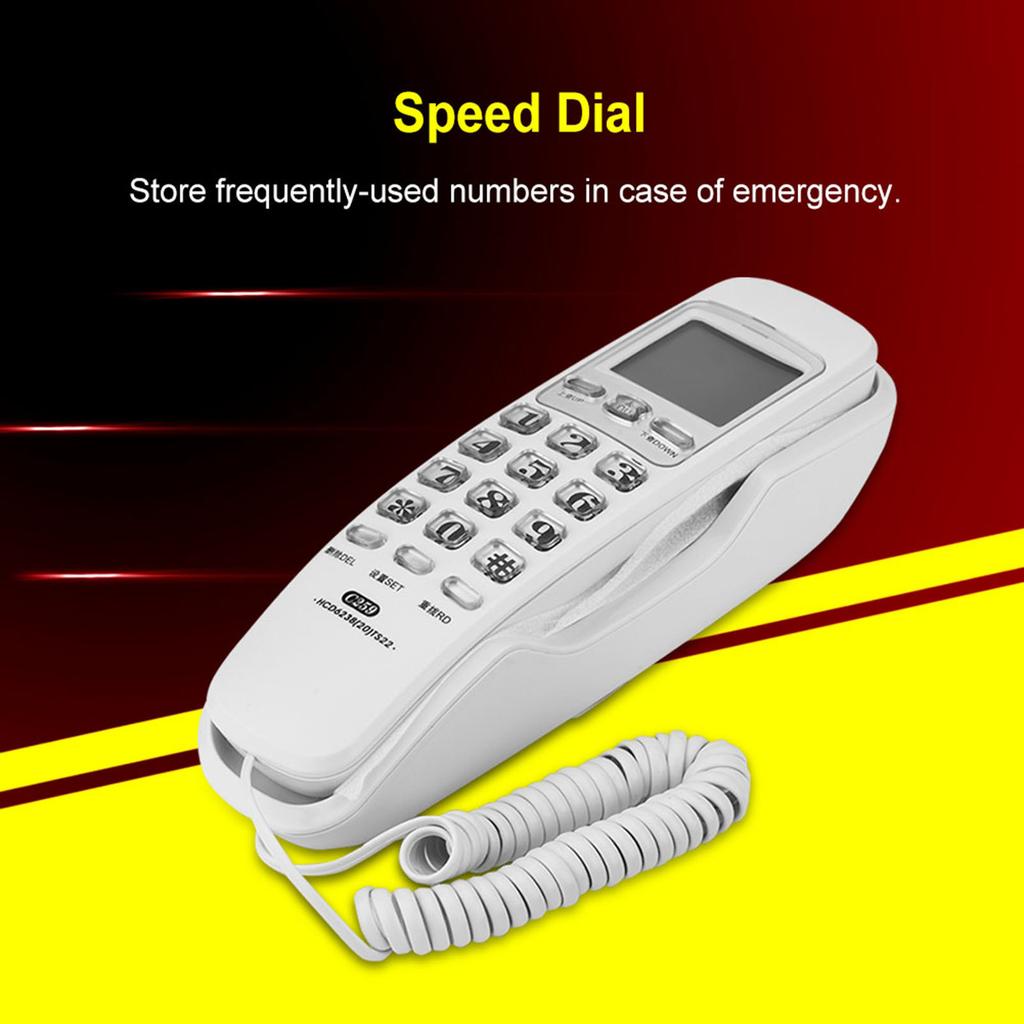 One Button Redial Wall Telephone Call Search Non Interferenc