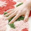 Creative Flower Bath Mat Home Bathroom Decoration Rug Thickened Flocking Super Fiber Carpet Absorbent Foot Mat Anti-slip
