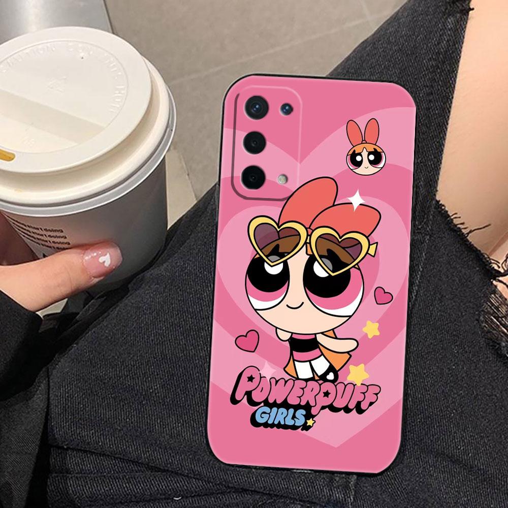 The P-Powerpuff Girls Cover Phone Case For OPPO RENO 11 11F 10 8T 8 7Z 7 6Z 6 5 5F 4 4F LITE PRO TPU Case Funda Coque Shell