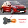 For Peugeot 207 307 407 607 807 1007 Expert Indicator Bulb Holder Turn Signal Bulb Socket Black Accessories Replacement 621546