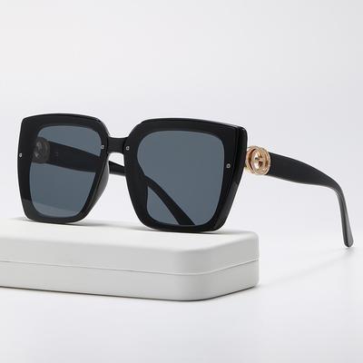 Big Frame Vintage Sunglasses Women Men Square Sun Glasses Fashion Eye Glasses Goggle for Male Female Polygon Sunglasses