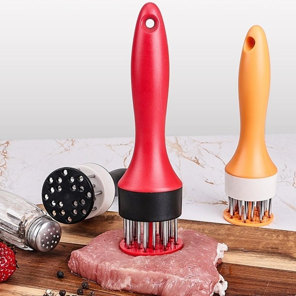 Heavy Duty Meat Tenderizer Needle Handheld Tenderizer Hammer Loose Meat Needle  BBQ Preparation