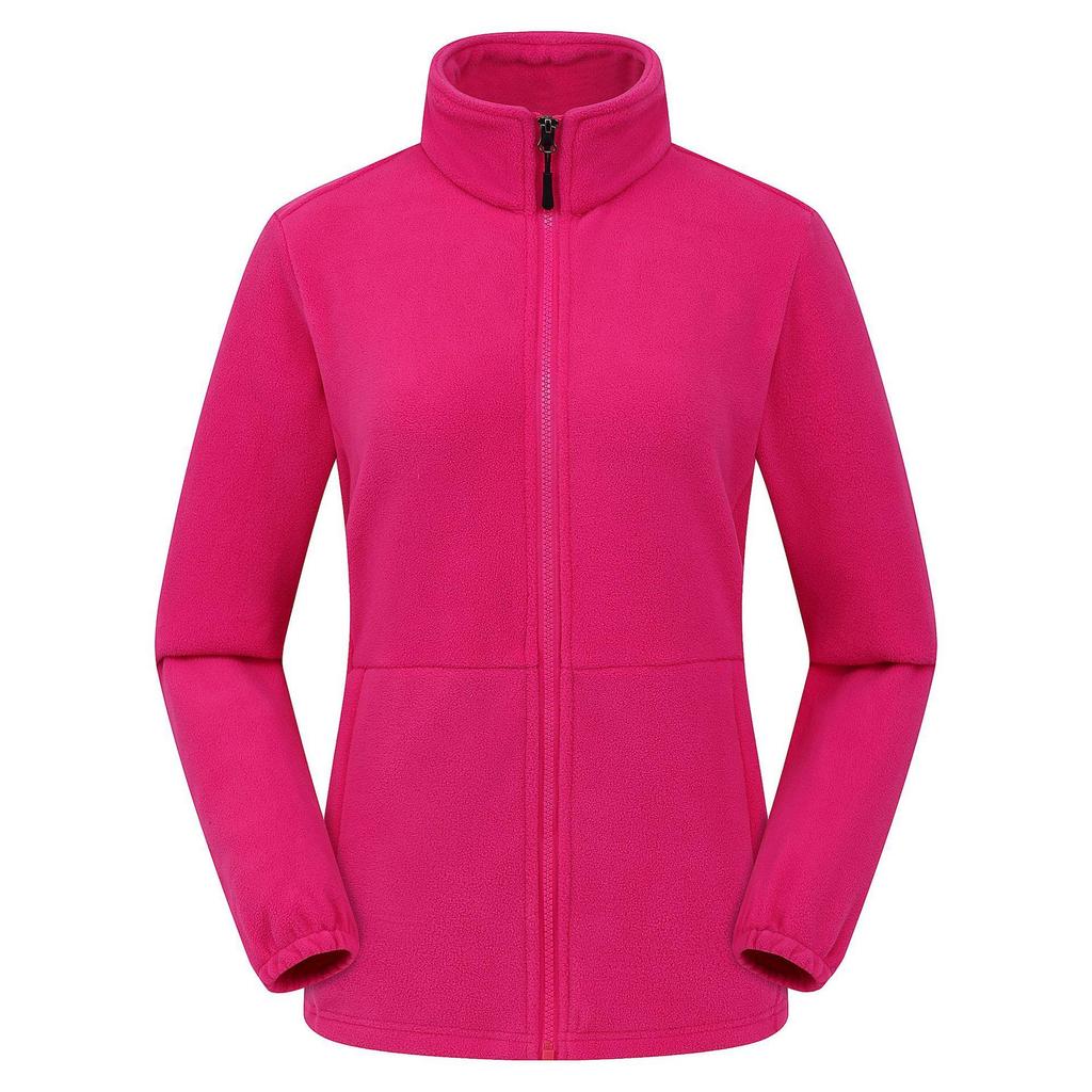 Women's Fleece Jacket Polar Fleece Jacket Outdoor Jacket Spring Autumn and Winter Double-sided Thickened Sweater Cardigan