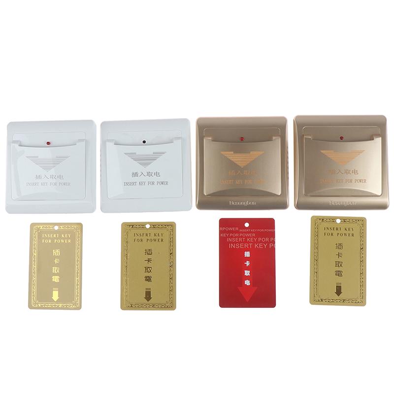 For Hotels Motels Luxury Guest Room Energy Saving Wall Switch Key Card Holder