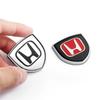 For Honda Car Metal Sticker Custom Shield Car Rear Trunk Shield Emblem Badge Sticker For Honda Civic FIT Accord Prelude CRV 5th