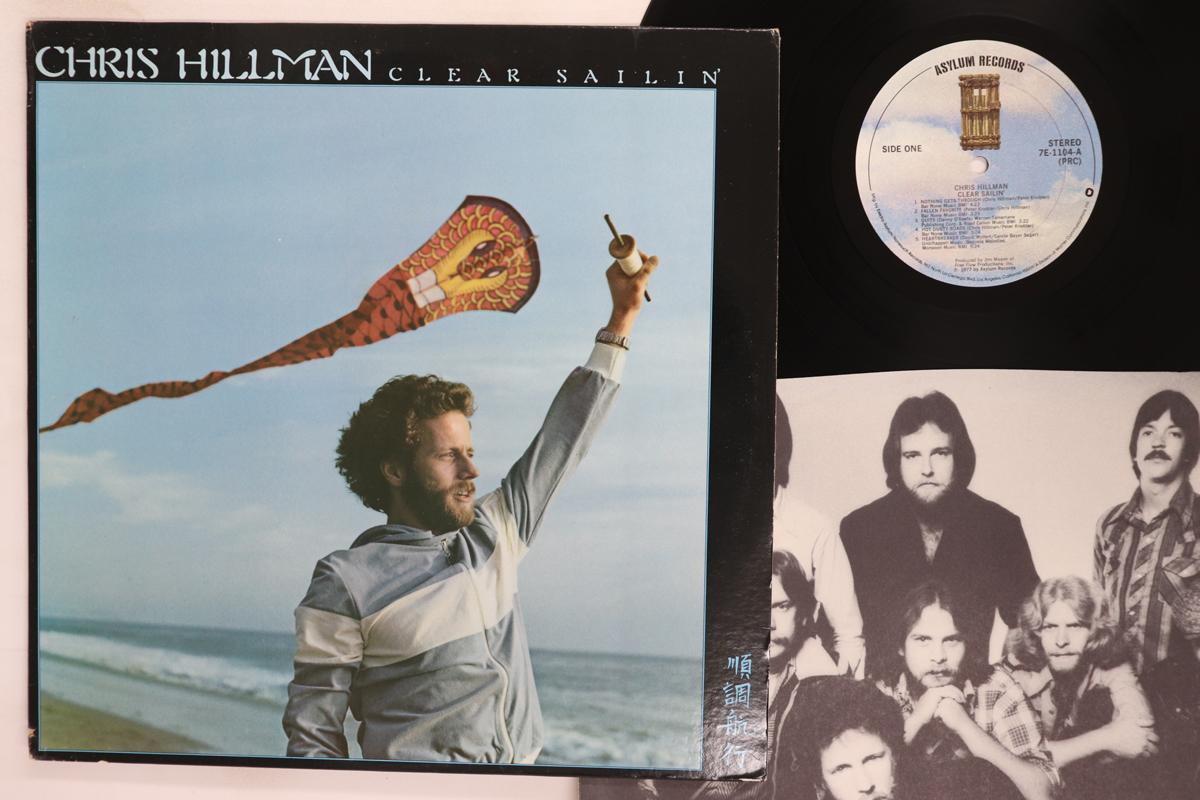 

LP Record CHRIS HILLMAN Clear Sailin 7E1104 ASYLUM 1977 US Rock Used