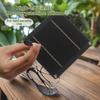 4W 12V Monocrystalline Solar Panel Intended for Outdoor Solar Lighting and Security Camera Power Backup Systems