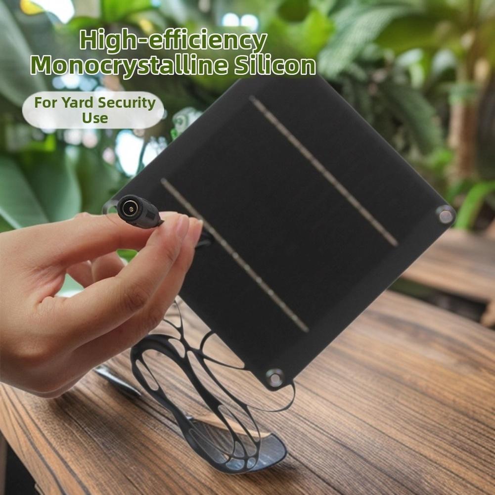 4W 12V Monocrystalline Solar Panel Intended for Outdoor Solar Lighting and Security Camera Power Backup Systems
