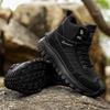 2026 New men's hiking boots, high top combat training boots, anti slip snow boots, field desert boots, outdoor cycling shoes