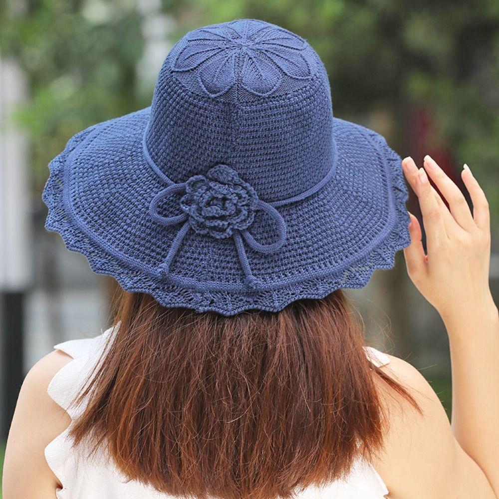 Foldable Sunshade Hat Big Brim Bucket Hat Fashion Fisherman Hat Outdoor