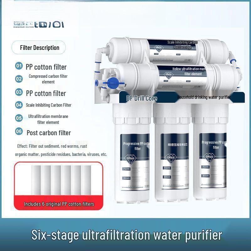 Universal Kitchen Tap Ultrafiltration Water Purifier and Pre-Filter