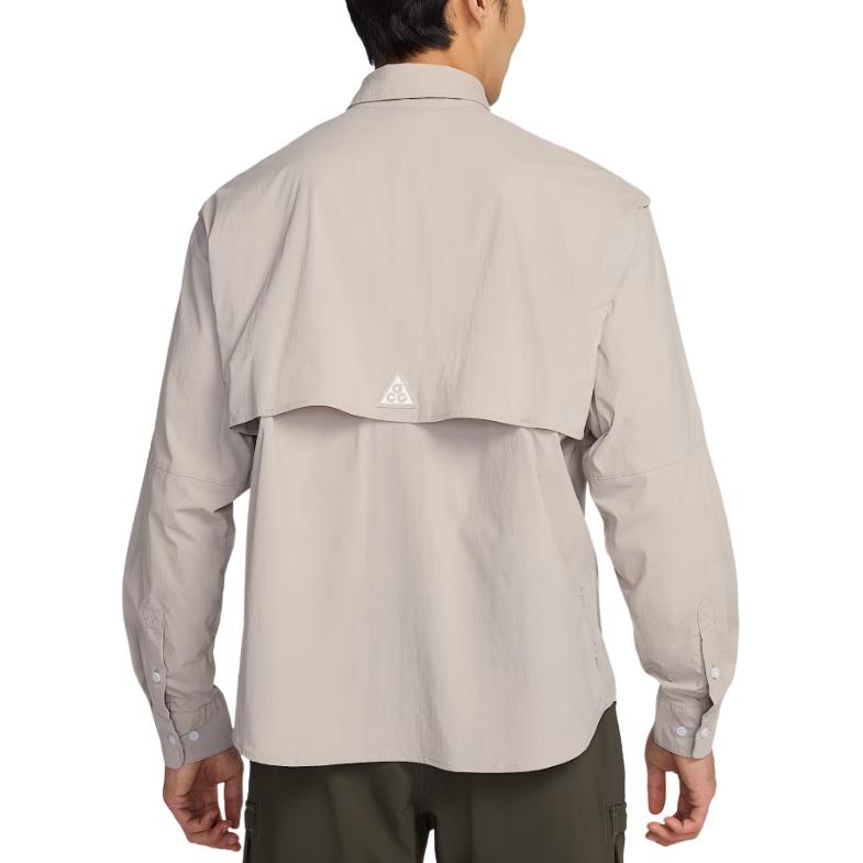 Nike ACG Orb Weaver Dri-FIT Long Sleeve Shirt Loose Jacket Men Jackets Academy-Gray HJ2466-009
