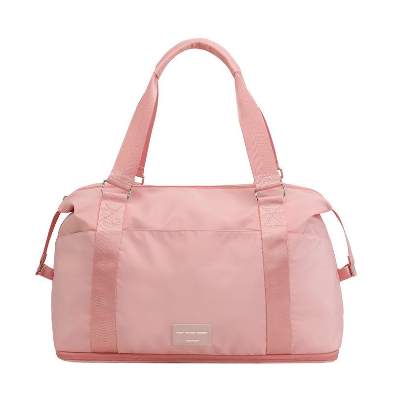 Reisetasche Faltbare Aufbewahrung Außen Die Großvolumige Multifunktionale Reisetasche Kann auf Die Stange Der Tasche Aufgesetzt Werden