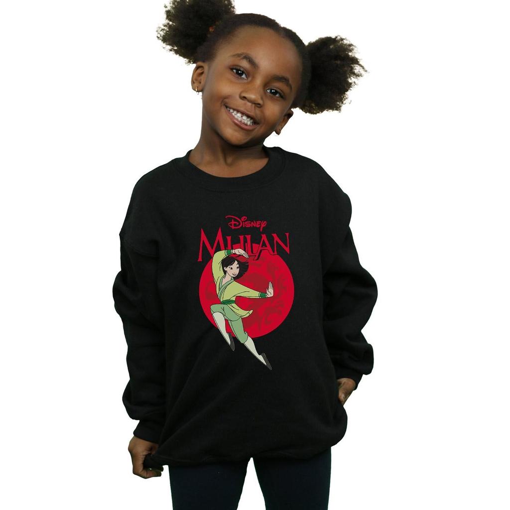 Disney Girls Mulan Dragon Circle Sweatshirt
