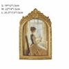 Golden Lace Decorative Photo Frame Arch Shaped Wall Hanging Decor Photo Frame Photo Display Design Picture Frame Home Frame