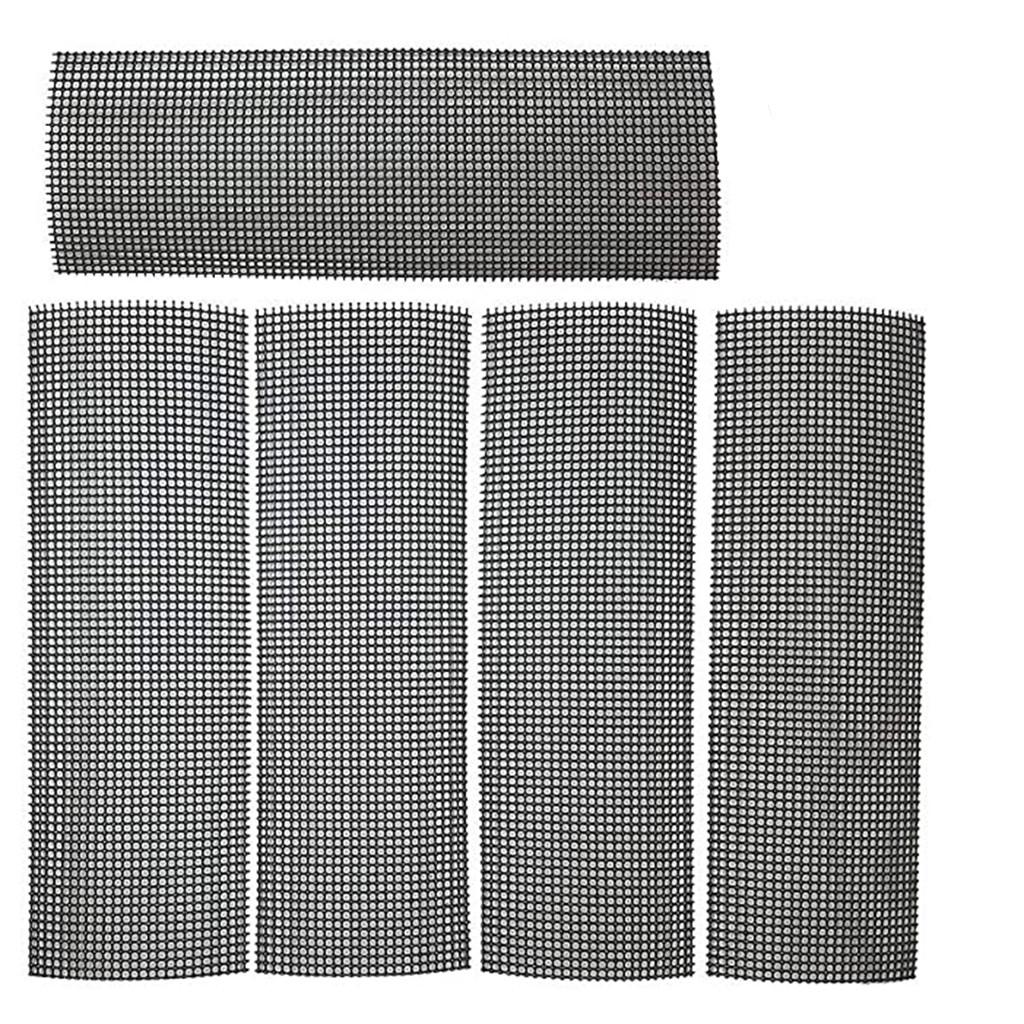 

5 упаковок 30 X 20 см жестких полиэтиленовых садовых дренажных сеток с отверстиями One size чёрный