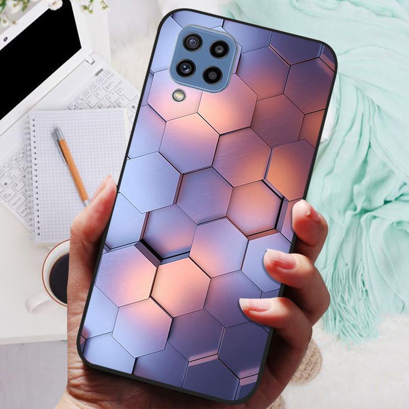 For Samsung M32 Case SM-M325F TPU Luxury Soft Fashion Silicone Phone Case For Samsung Galaxy M32 Coque Back Cover Fundas Shell