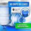 4pcs 5 Gallon Water Jug Lid Reusable Water Bottle Replacement Silicone Lid No-spill - PR