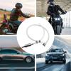 Bremsenentlüftungsschlauch Bremsenentlüftungsschlauch für Motorrad Langlebige Leistung Autozubehör Auslaufsicheres Abgasrohr für Elektro