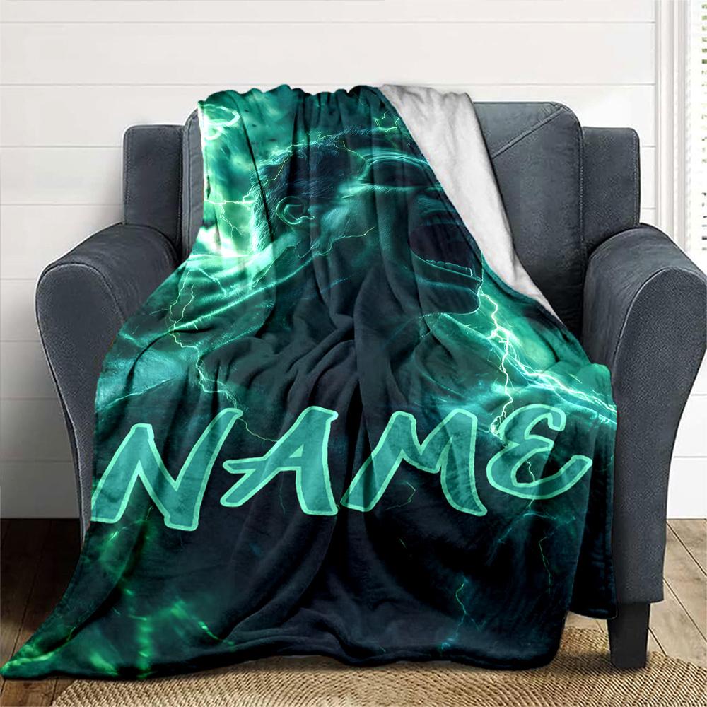 Hulk Action Vibrant Background Lightweight Personalized Text Soft Warm Cozy Throw For Sofa Couch Office Bed Picnics For All Occasions Warmthful Decor