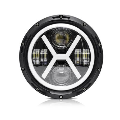 1Pcs 7 Inch Car Motorcycle LED Headlight 500W 6000K 30000LM IP67 Waterproof DRL/Turn Signal/Low