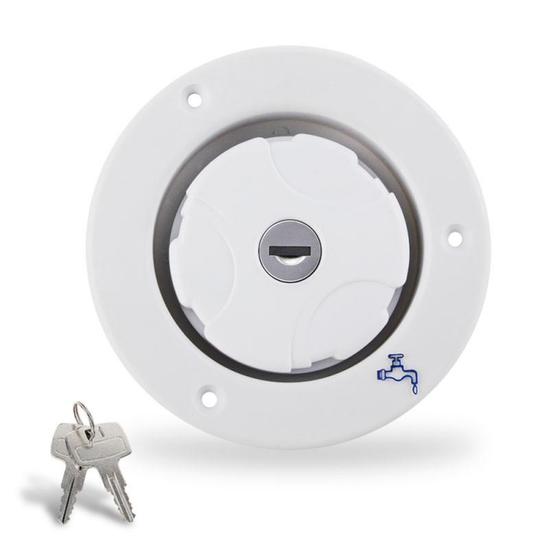 Λαιμός Πλήρωσης Ανταλλακτικών Για Δεξαμενές Νερού Πλαστικό Βαρύτητας Καπάκι Εισόδου Πλήρωσης Νερού Κατασκηνωτή Τρέιλερ με 2 Κλειδιά Αυτοκινούμενα