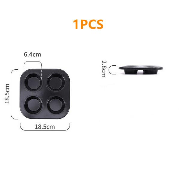 4/6/9/12Holes DIY Non-Stick Cake Pan Bakeware Muffin Cupcake Mold Baking Dish Carbon Steel Kitchen Oven Trays Pastry Tool