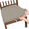 Stretch Dining Chair Seats Cover Striped Grid Elastic Upholstered Chairs Cushions Slipcover AntiDirty Protectors Removable