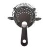 Stainless Steel Cocktail Strainer Bar Tool with Spring Coil Handle for Mixing Drinks and Filtering Ice