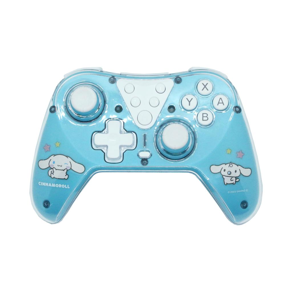 Allone Wireless Gaming Controller Sanrio Characters x 6 x Compatible with Light Favorite #Unipo Cinnamoroll, 15.5 10.5 cm, Switch/Switch Lite/OLED,