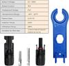 42pcs/10 Pairs Solar Panel Connectors with Spanner Wrench Solar Panel Cable Connectors Male/Female Solar Wire Connectors